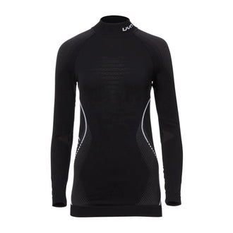 Longsleeve mit Rollkragen Evolutyon schwarz anthrazit Frauen