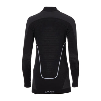 Longsleeve mit Rollkragen Evolutyon schwarz anthrazit Frauen