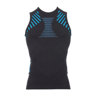 Unterhemd Running Ultra1 Sleeveless Männer schwarz blau