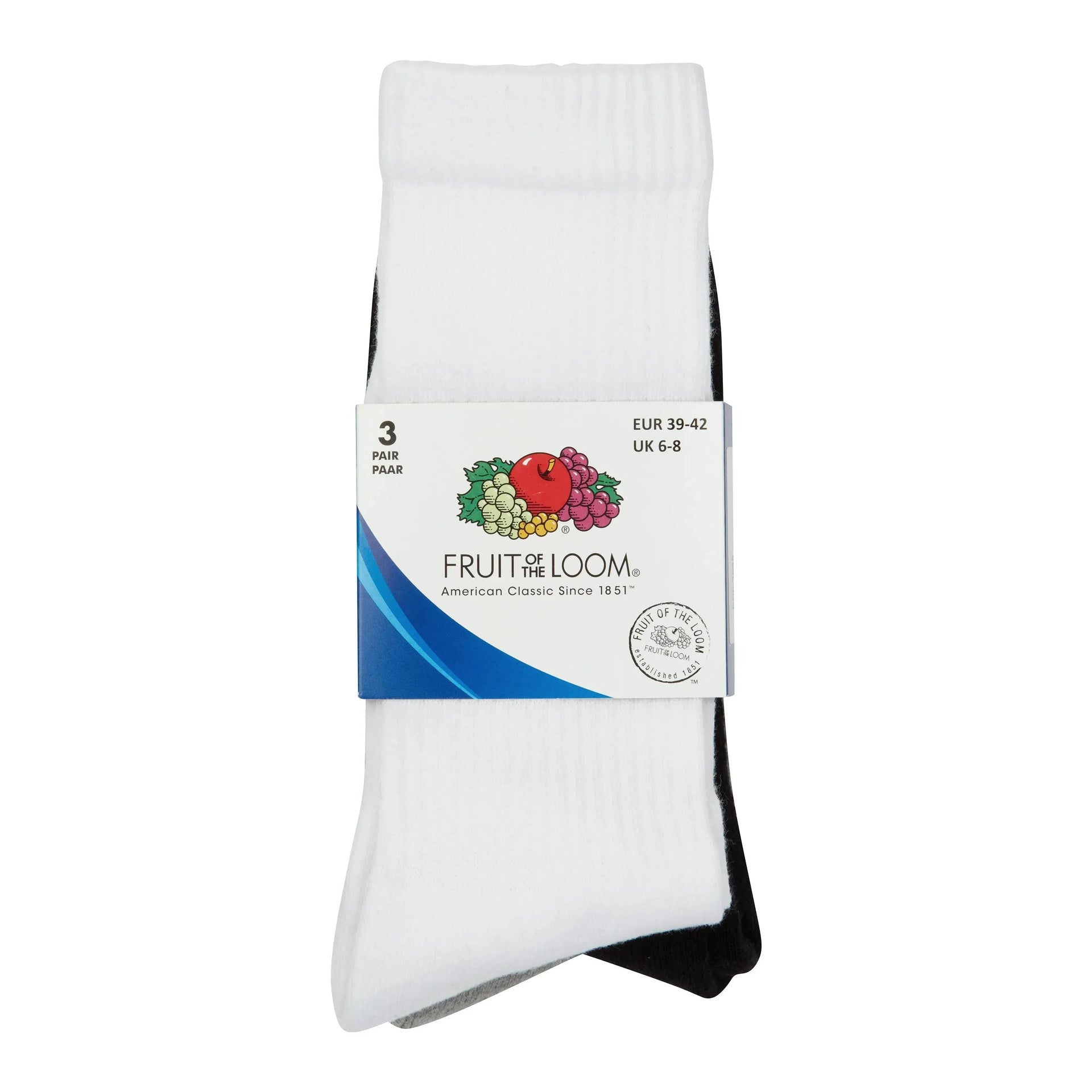 fruit-of-the-loom-sportsocken-mehrfarbig-3er-pack-ansicht-1
