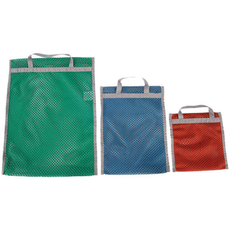 Netztaschen Mesh Pocket Set III 3 Stk. bunt
