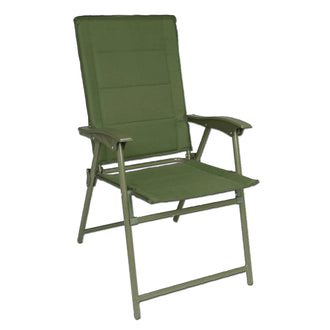 Silla plegable militar con respaldo