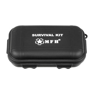 MFH Survival Kit Survival Set piccolo 22 pezzi nero