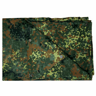 BW Zeltbahn flecktarn gebraucht