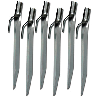 Flachstahl Heringe  18 cm 6er Pack