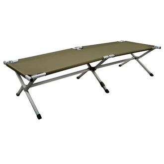 Cama de camping tipo US aluminio 190 x 65 cm