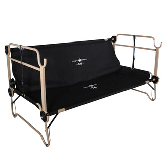 Cama de camping 2XL con bolsillos laterales