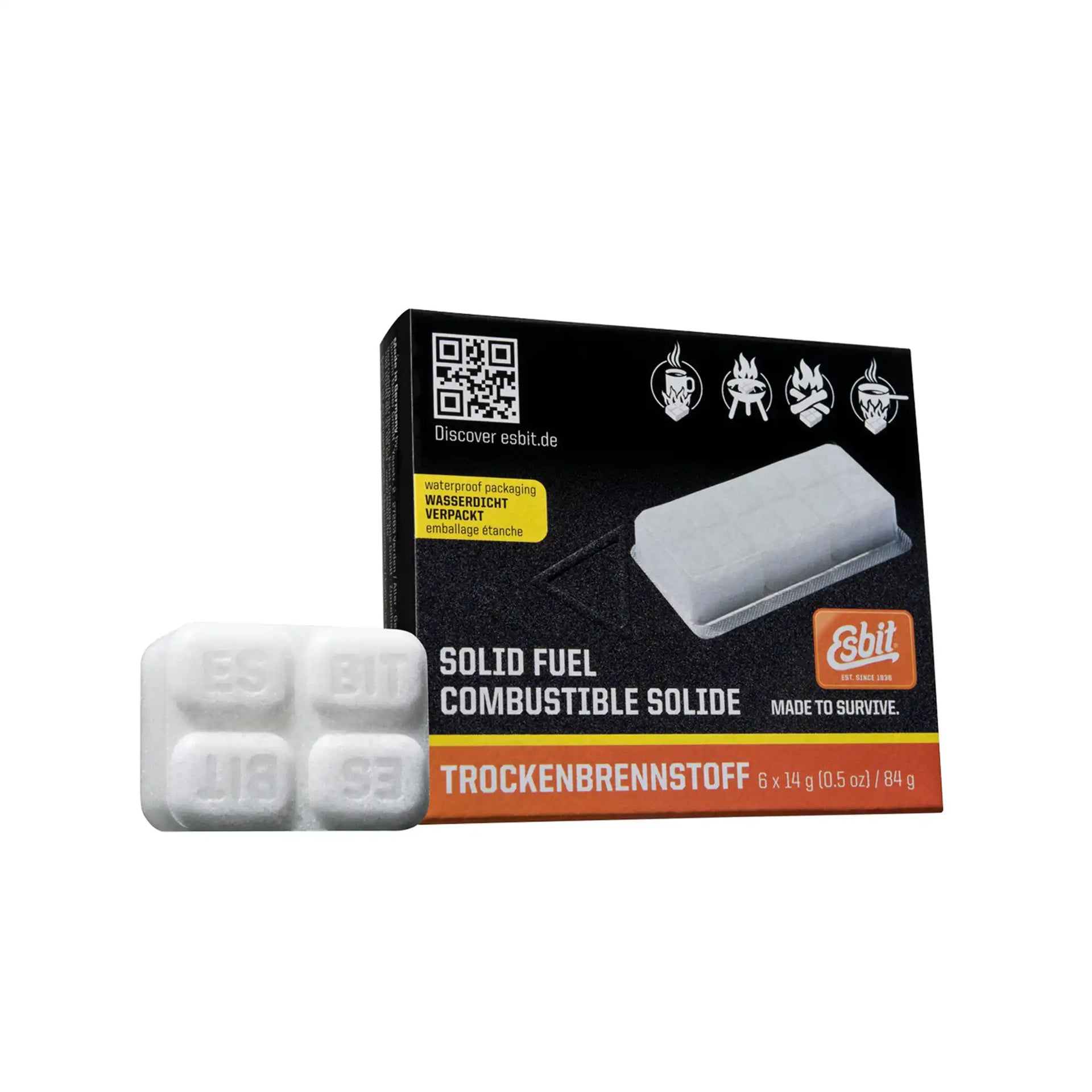 Pastiglie di combustibile solido 6 x 14 g