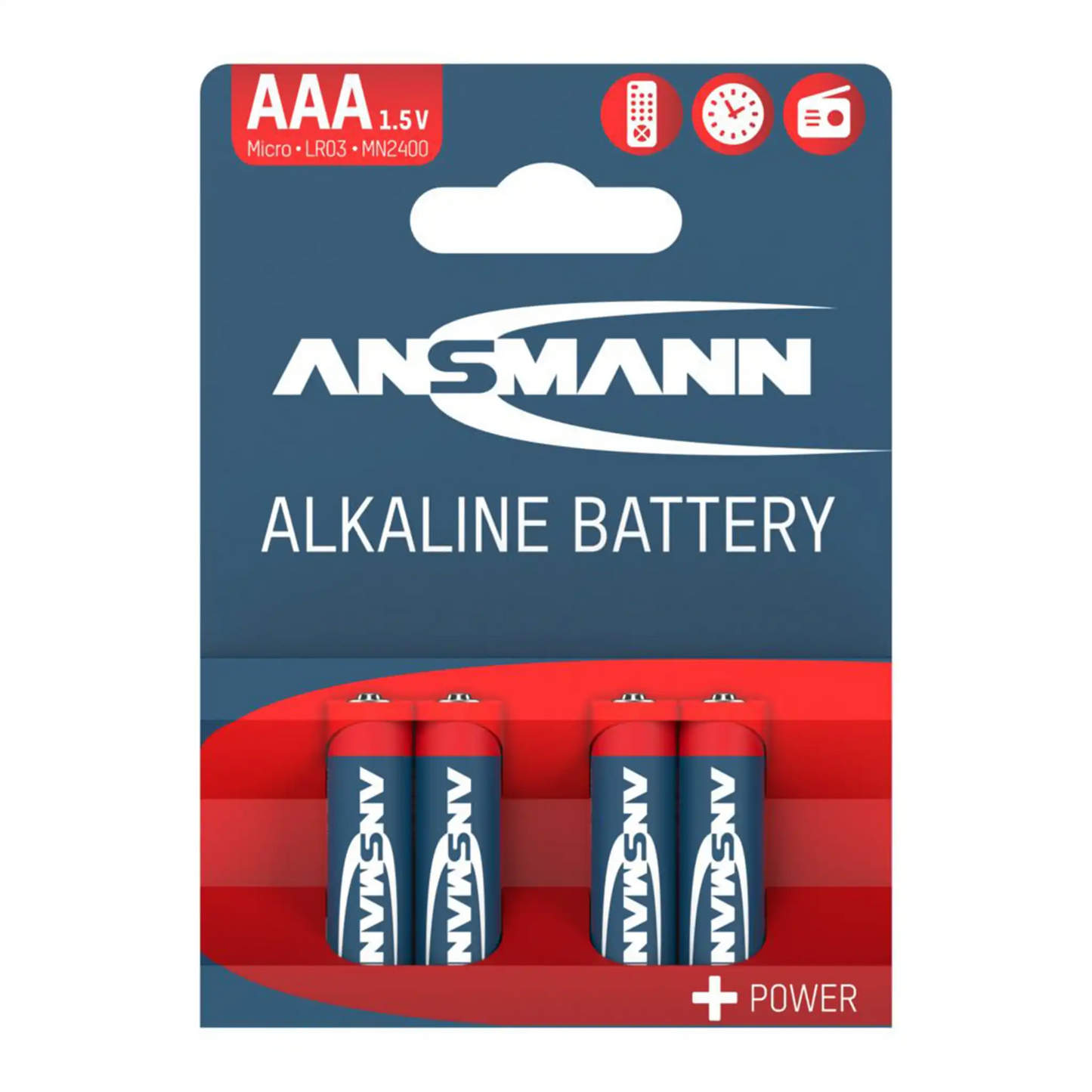 Paquete de 4 pilas Micro AAA Red-Line
