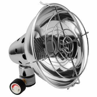 Radiant heater for cartridge gas