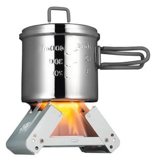 Cocina de bolsillo con parabrisas