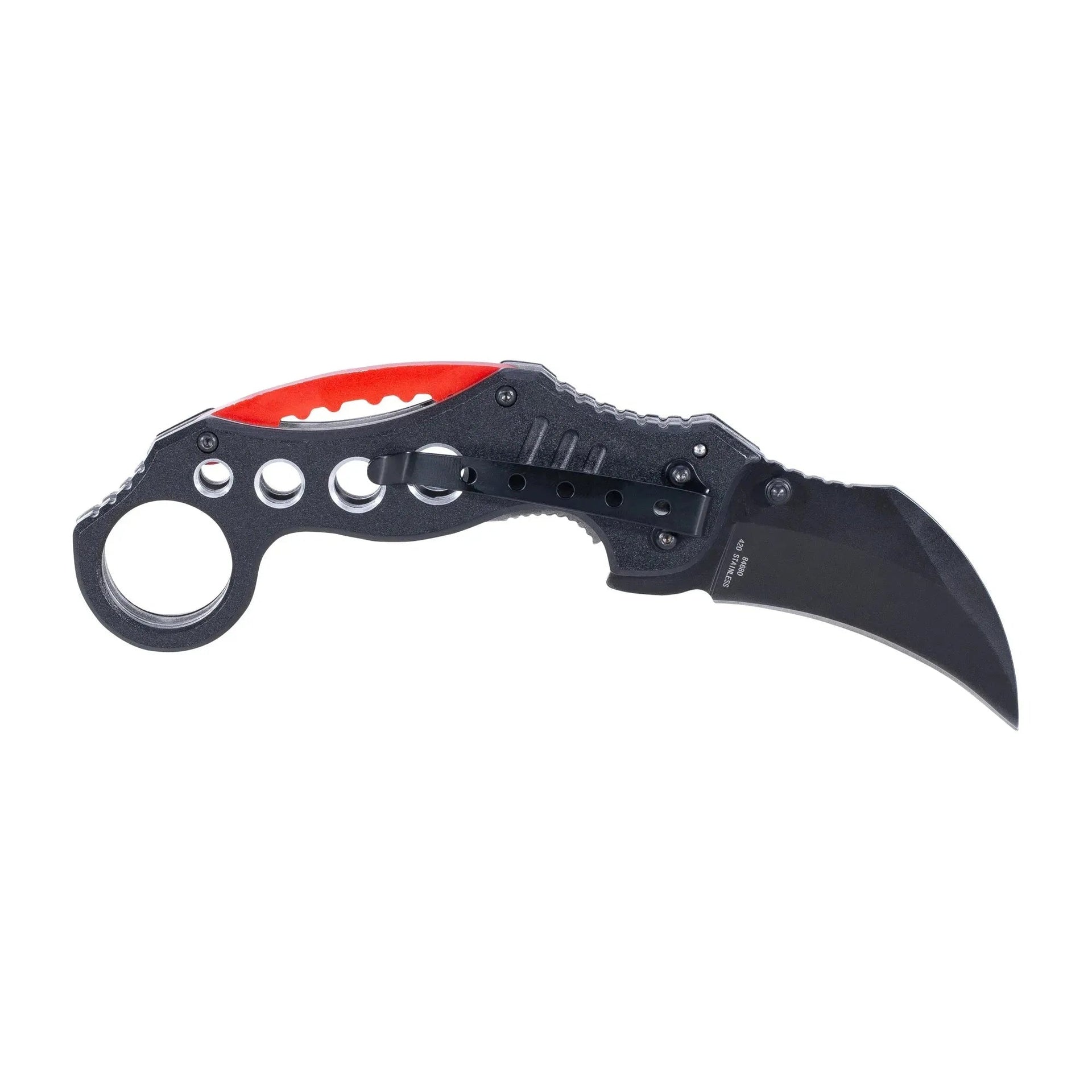 haller-taschenmesser-karambit-red-circle-rot-schwarz-ansicht-2