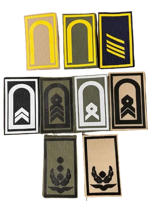 BW Rangabzeichen bedruckt Luftwaffe Klett für KBS SK