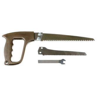 MFH hand saw with sheath and belt clip brown