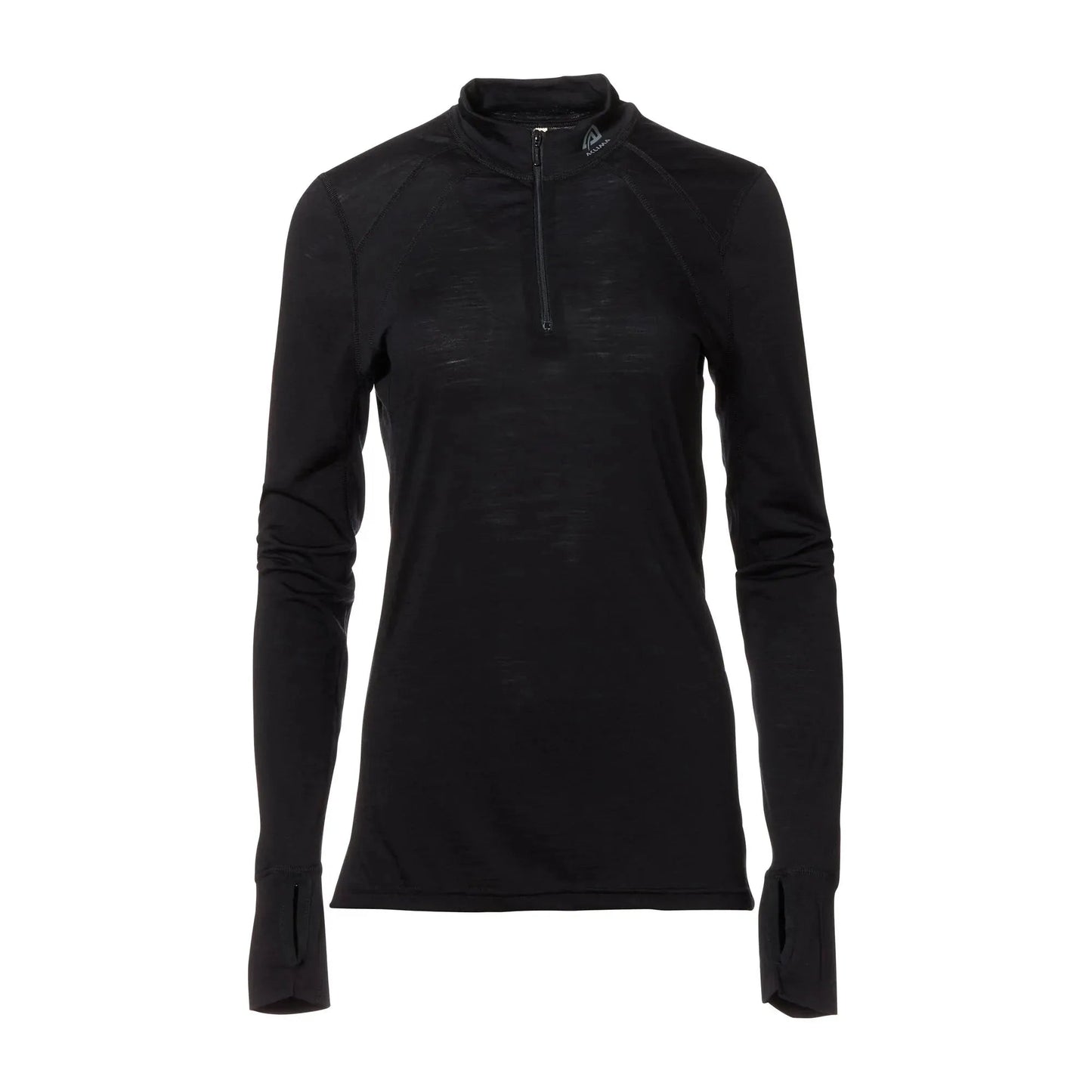 aclima-pullover-lightwool-zip-shirt-jet-black-frauen-ansicht-1