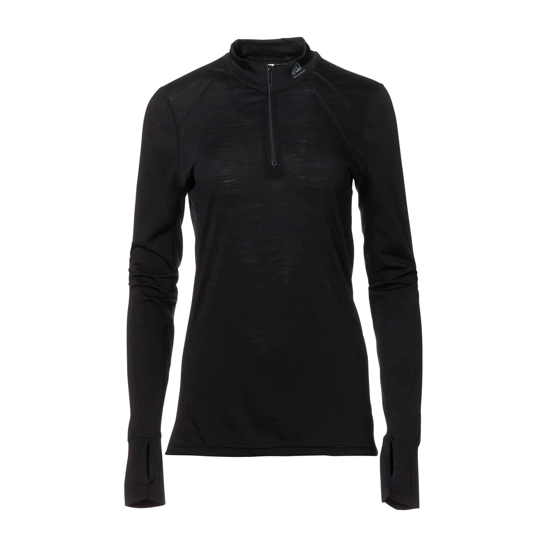 aclima-pullover-lightwool-zip-shirt-jet-black-frauen-ansicht-1