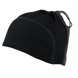 Beanie LightWool Multifunction jet black marengo