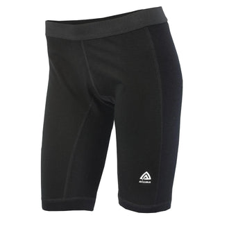 Aclima Shorts WarmWool with WindWool jet black women
