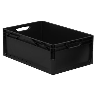 Euronormbox Vollwand 60 x 40 x 22 cm schwarz