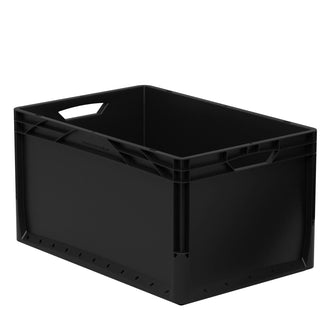 Euronormbox Vollwand 60 x 40 x 32 cm schwarz