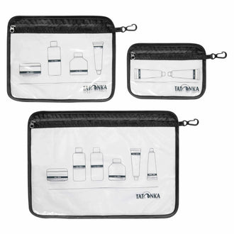 Taschen Zip Flight Bag Set schwarz