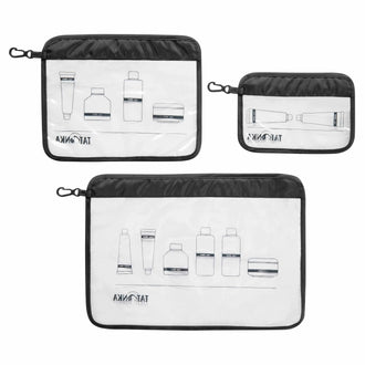 Taschen Zip Flight Bag Set schwarz