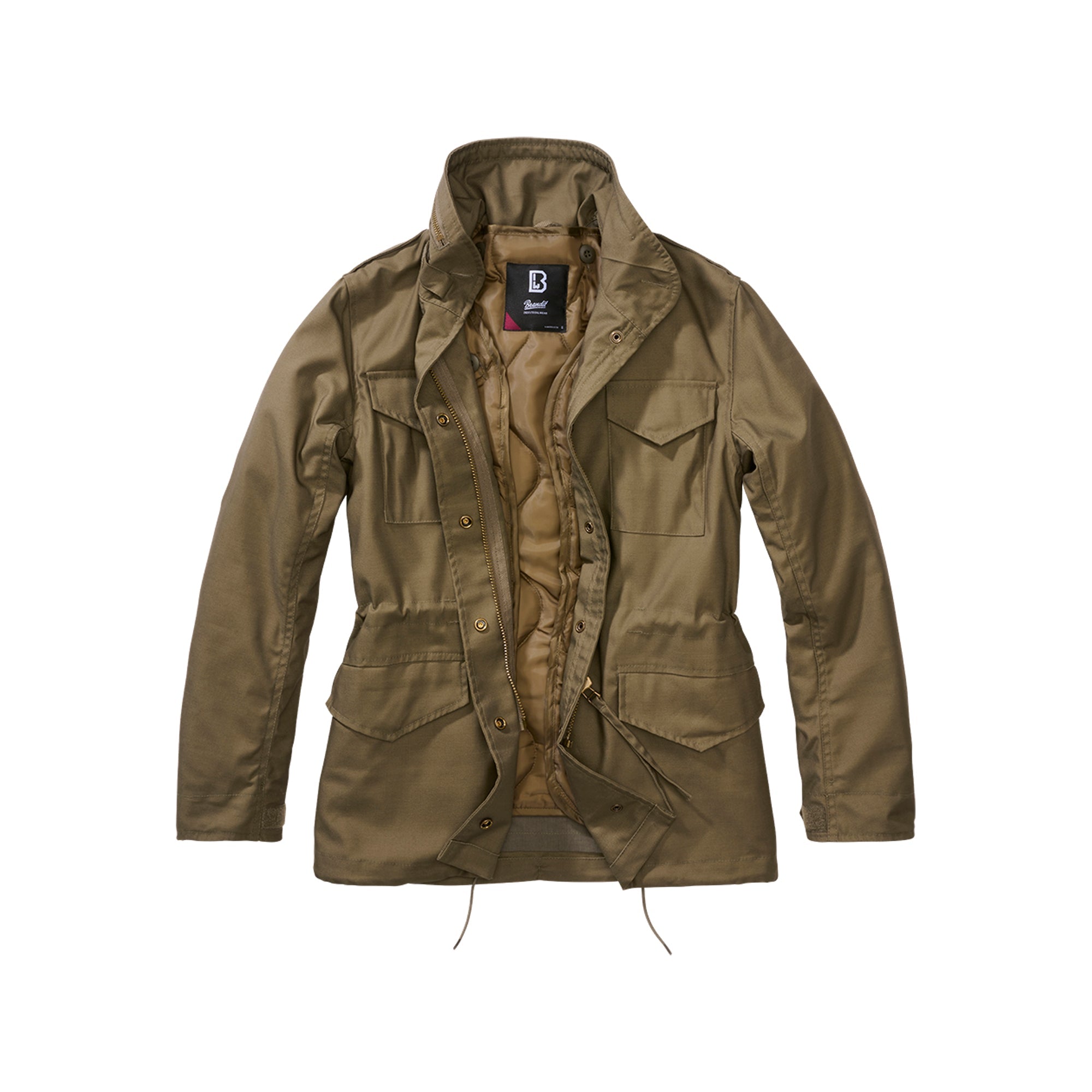 Brandit Jacke M65 Giant Schwarz Mit Herausnehmbarem Futter - Kotte & Zeller