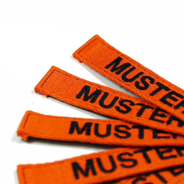Namensbänder 5er Set Orange
