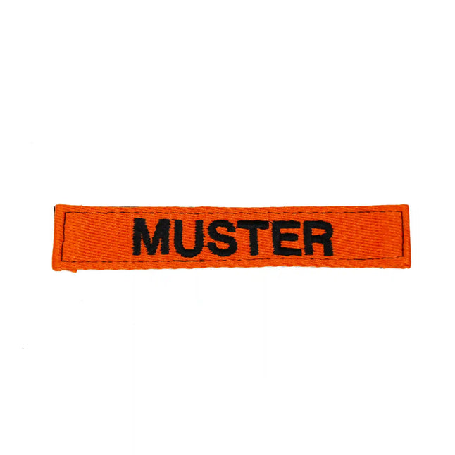 Namensbänder 5er Set Orange