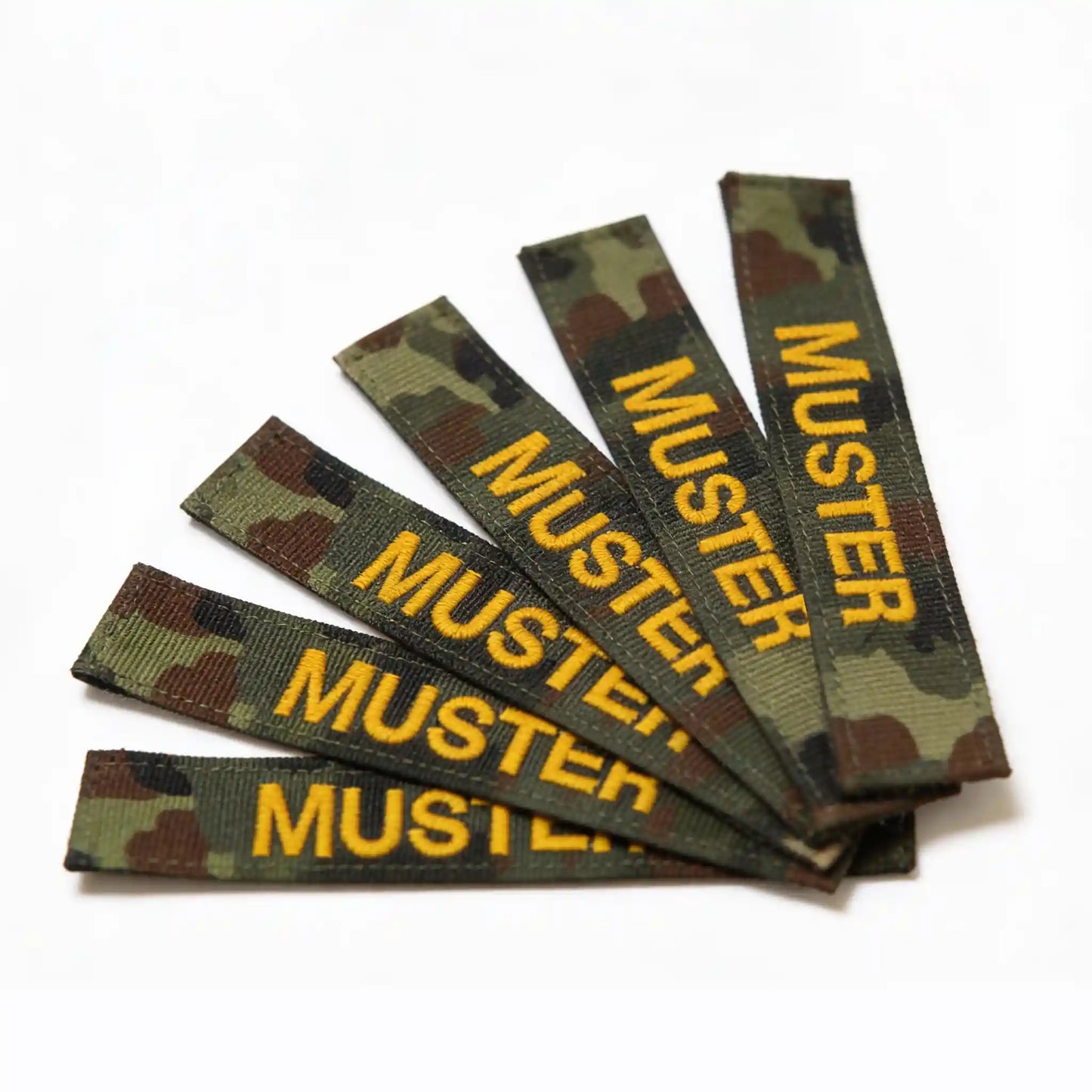 Namensbänder 5er Set Flecktarn