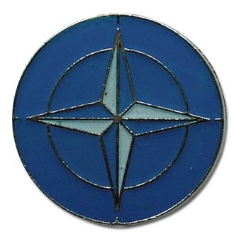 Pin Mini Metall Abzeichen NATO