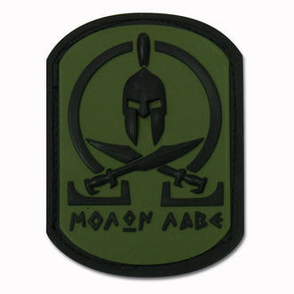 3D-Patch Molon Labe Spartan oliv