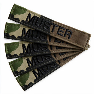 Bandes patronymiques lot de 5 CCE brodées sur textile