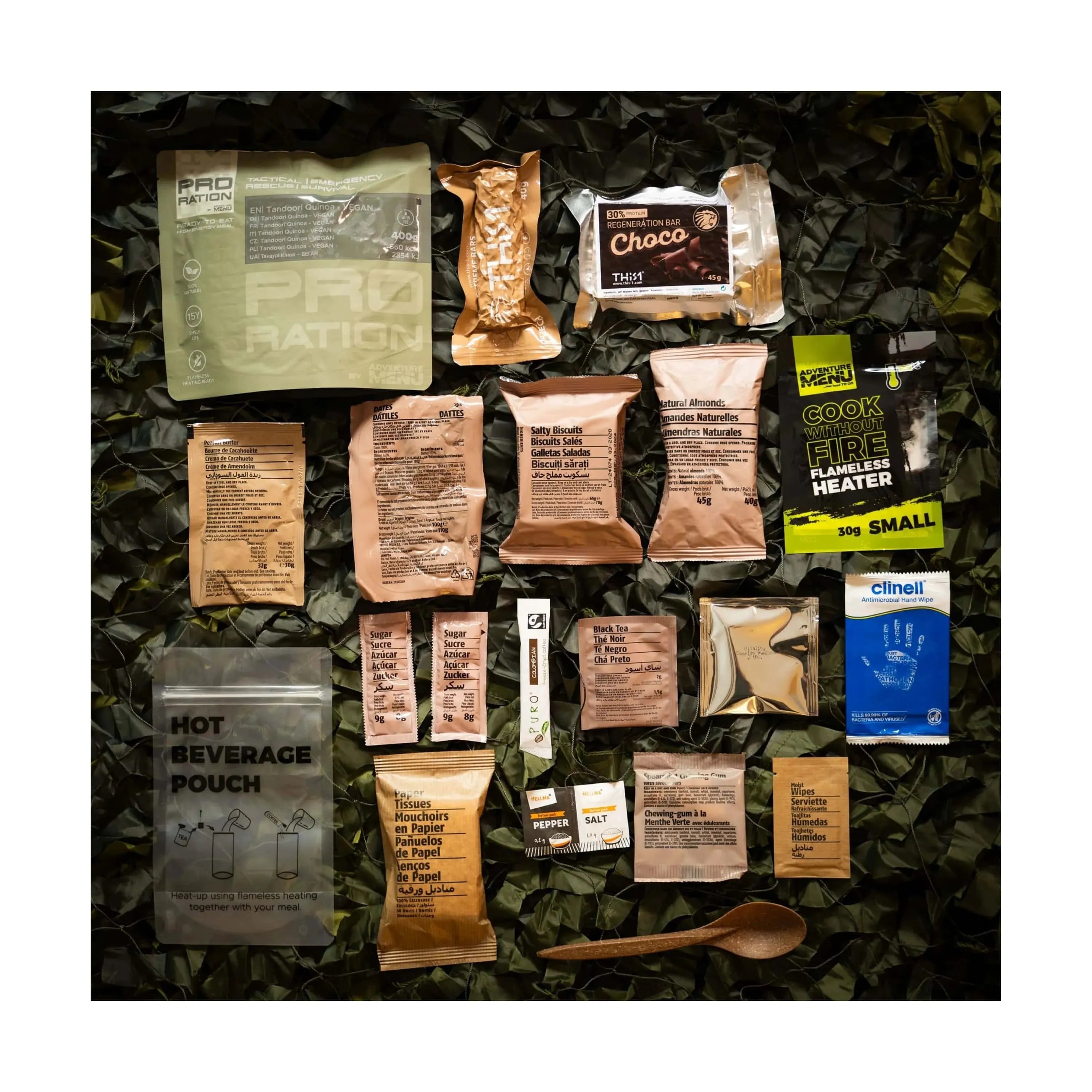 Halbtagesration Ultimate Tactical Ration Half Day vegetarisch – ASMC ...