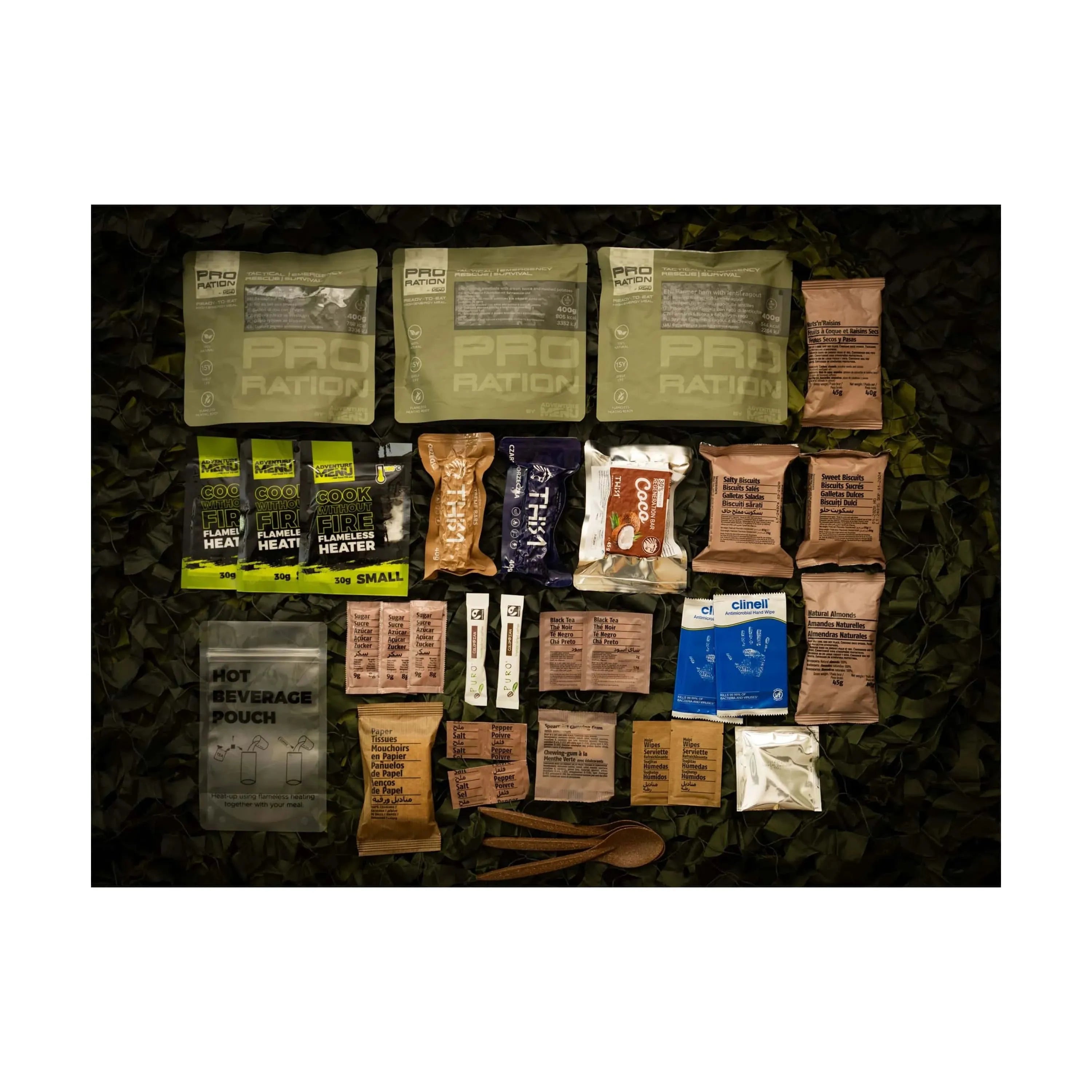 E Ratin Daily ration Ultimate Tactical Ration Full Day Menu 3 – ASMC Unlimited