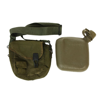 US Feldflasche mit Hülle gebraucht