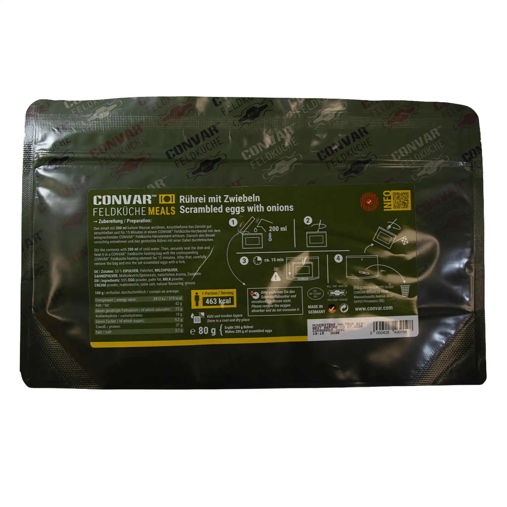 Rührei mit Zwiebeln