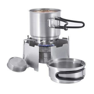 Kompakt-Kochset Alcohol Burner Set