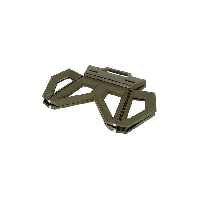 Folding camping stool