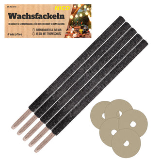 Wachsfackel