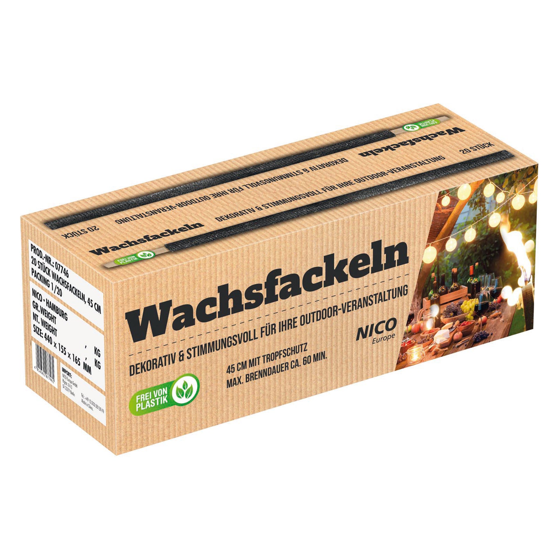 Wachsfackel