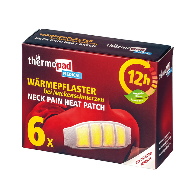 Pansements chauffants pour douleurs cervicales 6 pièces