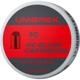 Cartuchos de fogueo 9 mm R.K. 50 unidades