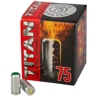 Blank cartridges .9 mm PAK 75 pieces