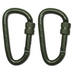 Karabiner Schraubverschluss 2er Set