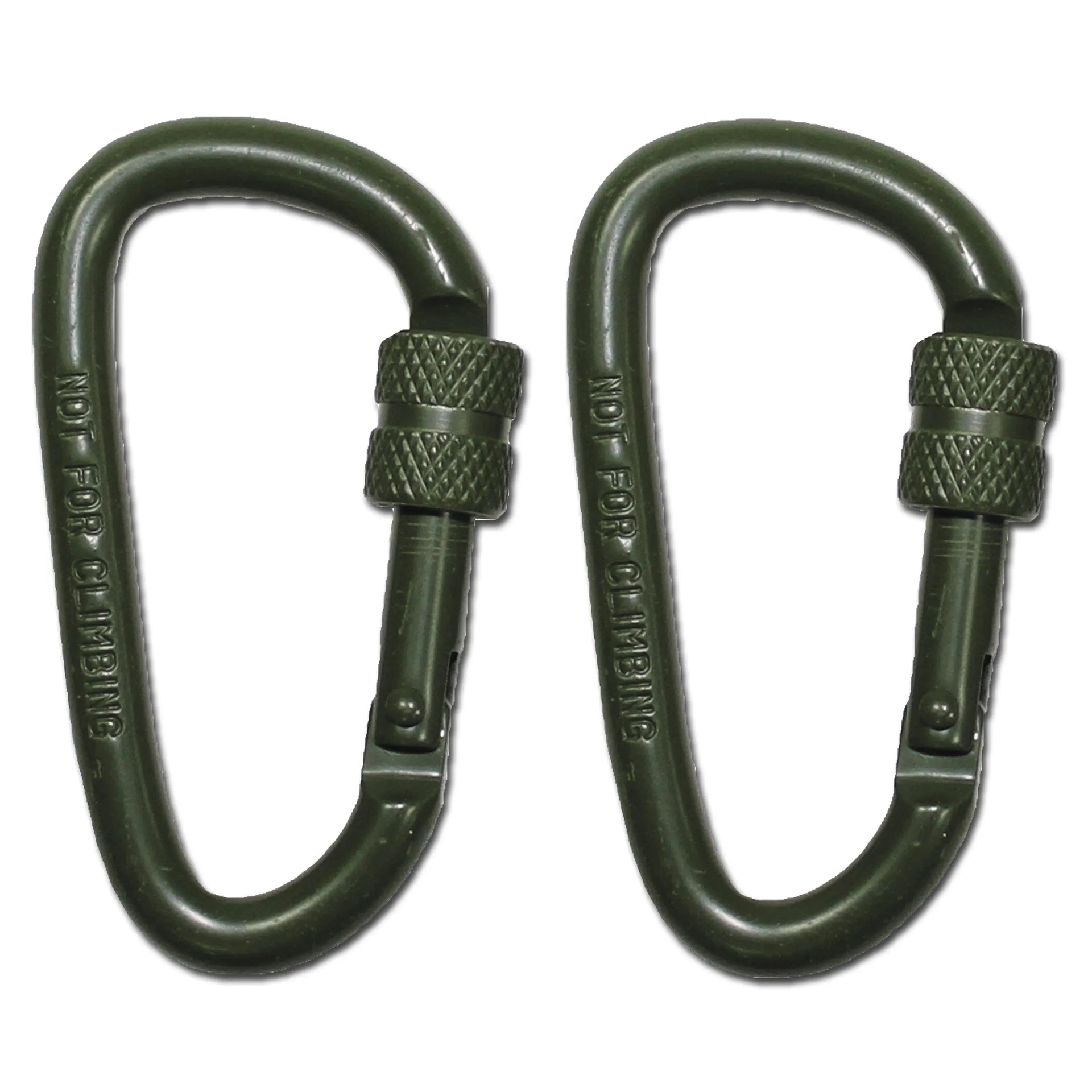 Karabiner Schraubverschluss 2er Set