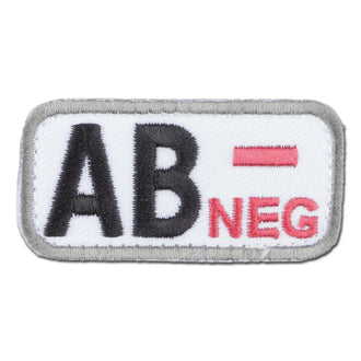 Patch Blutgruppe AB Neg