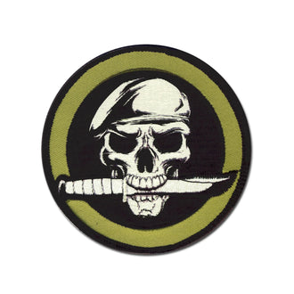 Patch  Military Skull & Knife