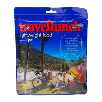 Patate fritte con prosciutto senza lattosio