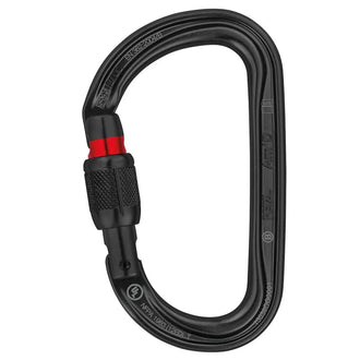 Mosquetón Petzl AmD Screw Lock negro